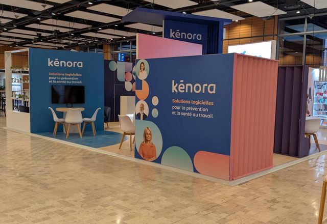 Le stand Kénora aux couleurs de la marque, au CNMST 2026